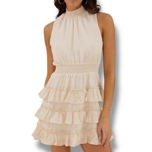 Rachel Parcell Smocked Ruffle Dress NWT